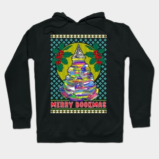 Ugly Christmas Bookish Tree Hoodie